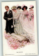 10642711 - Nr. 188  Sign. Harrison Fisher  The Wedding Hochzeit AK - Autres & Non Classés