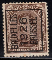 Typo 128-II A (BRUXELLES 1926 BRUSSEL) - O/used - Typo Precancels 1922-26 (Albert I)