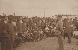 RARE CPA CARTE PHOTO - Prisonniers De Guerre 1915 - Militaires - 1914-1918  Gefangenenlager Ohrdruf - A Identifier - Guerre 1914-18