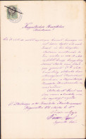 Vindornyalaki és Hertelendi Hertelendy József Alairasa, Torontal Varmegye Foispan, 1878 A2505N - Collezioni