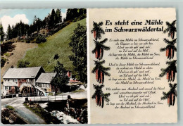 12079511 - Schwarzwaldmuehlen Liederkarte - Die Muehle Im - Hochschwarzwald
