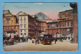 761 ITALY ITALIA CAMPANIA NAPOLI NAPOLES PIAZZA S. FERDINANDO RARE POSTCARD - Napoli (Napels)