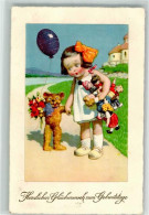 10712311 - Serie 482-3 Teddybaer Puppen Luftballon Kind - Autres & Non Classés