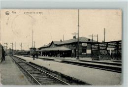 13031411 - Bahnhoefe Europa Ans - La Gare  1915 AK - Stations - Met Treinen