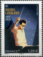 FRANCE - 2024 - STAMP MNH ** - Michel Legrand, Composer And Musician - Ungebraucht