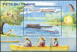 FRANCE - 2024 - SOUVENIR SHEET MNH ** - Stamp Day 2024: Traveling By Water - Ongebruikt