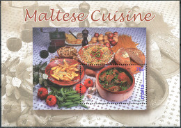 MALTA - 2002 - SOUVENIR SHEET MNH ** - Maltese Cuisine. Stewed Rabbit - Malta