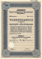 - Titre De 1940 - Nordsee - Deutsche Hochseeficherei Aktiegeselschaft - Wesermünde-G - Industrie