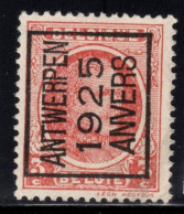Typo 115A (ANTWERPEN 1925 ANVERS) - O/used - Typografisch 1922-31 (Houyoux)