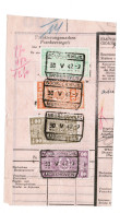 Fragment Bulletin D'expedition, Obliterations Centrale Nettes (multicolores), NOORDERWIJK MORKHOVEN, Superbe - Usados