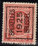 Typo 116A (BRUXELLES 1925 BRUSSEL) - O/used - Typo Precancels 1922-31 (Houyoux)