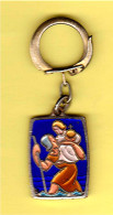 Médaille Saint Christophe Montée En Porte Clés_D214 - Porte-clefs