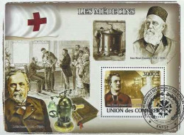 COMORES 2008, Doctors, Medicine, Souvenir Sheet, Used - Médecine