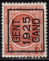 Typo 118A (GENT 1925 GAND) - O/used - Typografisch 1922-31 (Houyoux)