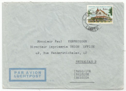 Angola Portugal Cover Sent Lobito To Belgium By Compagnie Maritime Belge 1963 S/S Leopoldville 6 - Angola