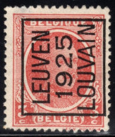 Typo 119A (LEUVEN 1925 LOUVAIN) - O/used - Typografisch 1922-31 (Houyoux)