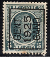 Typo 124A (GENT 1925 GAND) - O/used - Typografisch 1922-31 (Houyoux)