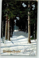 39825111 - Winterlandschaft Sign. Mailick WV Nr.5633 - New Year