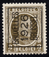 Typo 133A (BRUXELLES 1926 BRUSSEL) - O/used - Typo Precancels 1922-31 (Houyoux)