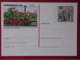 Sonderpostkarte Nr.10 "FERPHILEX" 1985 - Nürnberg- Ausstellung Der Eisenbahn-Philatelisten - Trains