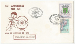 Mozambique Moçambique Portugal Commemorative Cover 1973 Jamboree Scout Scouting - Cartas & Documentos