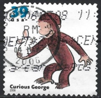 United States 2006. Scott #3992 (U) Children's Book Animal, Curious George - Oblitérés