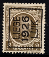 Typo 137A (LIEGE 1926 LUIK) - O/used - Typo Precancels 1922-31 (Houyoux)