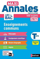 Annales ABC Du Bac 2021 - Tout En Un Tle : Philosophie - Histoire-Géographie - Enseignement Scientifique - Anglais - Suj - Autres & Non Classés