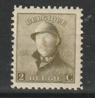 België OCB 166 ** MNH - 1919-1920  Cascos De Trinchera