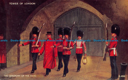 R055791 Tower Of London. The Ceremony Of The Keys. Valentine. Art Colour. No A.4 - Other & Unclassified