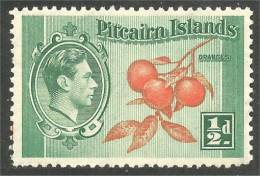 FR-14b Pitcairn Islands Fruits Oranges MH * Neuf CH - Frutas