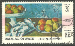 FR-19 Umm Al Qiwain Fruits Pomme Apple Tableau Cézanne Painting - Fruits
