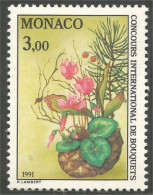 FL-81 Monaco Bouquet Cyclamen Muguet Forget-me-not Pin Pine MNH ** Neuf SC - Altri & Non Classificati