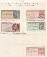 FRANCE - Petite Collections De Téléphones - 4 Scans - Telegraaf-en Telefoonzegels