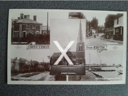 GREETINGS FROM ERITH OLD R/P POSTCARD KENT NOW LONDON - Andere & Zonder Classificatie