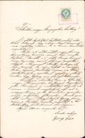 Zombori Rónay Jenő Alairasa, Torontal Varmegye Foispan, 1894 A2508N - Sammlungen