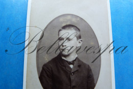 C.D.V. Carte De Visite. Atelier Portret Photo  Paris -Pierre Delice Georges Baugoin Bargoin 1886 - Geïdentificeerde Personen