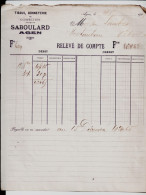 Tissus, Bonneterie Et Confection.Rouennerie. Saboulard à Agen. à M. Lambret à Montauban. 1905. - 1900 – 1949