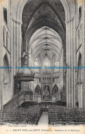 R057052 Saint Pol De Leon. Interieur De La Basilique. J. Sorel. No 21. B. Hopkin - Monde