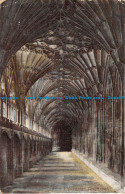 R056964 The Cloisters. Gloucester Cathedral. 1907 - Monde