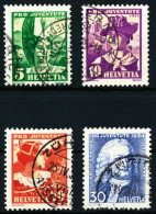SCHWEIZ PRO JUVENTUTE Nr 281-284 Gestempelt X4C97E6 - Used Stamps