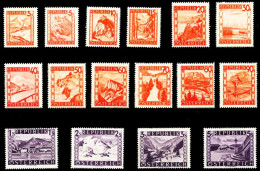 ÖSTERREICH 1947 Nr 838-853 Postfrisch X4F2D1A - Nuovi