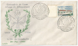 India Portugal Commemorative Cover & Cancel 1955 Goa - Angola