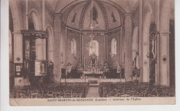 CPA Saint-Martin-de-Seignanx - Intérieur De L'église - Autres & Non Classés