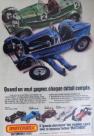 Publicité De Presse ; Jouets Matchbox " Automobile Kits " - Advertising