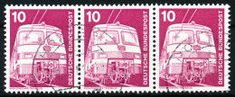 BRD DS INDUSTRIE U. TECHNIK Nr 847 Zentrisch Gestempelt 3ER X66C3E2 - Used Stamps