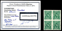D-REICH INFLA Nr 226aU Postfrisch Ungebraucht VIERERBLOCK X6873E2 - Unused Stamps
