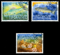 LIECHTENSTEIN 1987 Nr 922-924 Gestempelt SB4A0BE - Used Stamps