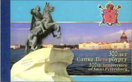 Russie 2002 Yvert N° 6627-6631 ** St Petersbourg Emission 1er Jour Carnet Prestige Folder Booklet. - Neufs