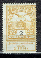 Série Courante. Couronne De Saint-Etienne Et Oiseau "Turul" - Unused Stamps